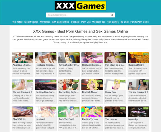 XXXGames.games