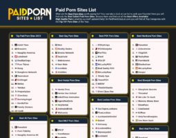 Paid Porn Sites