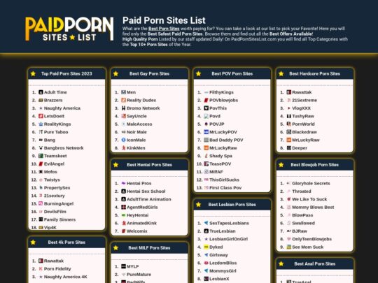 Paid Porn Sites